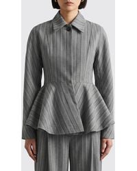 Stella McCartney - Striped Wool Jacket - Lyst