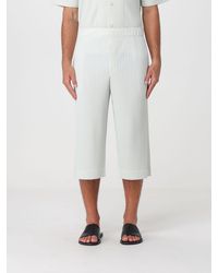 Homme Plissé Issey Miyake - Homme Plissé Issey Miyake Slim Cropped Trousers - Lyst