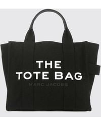 Marc Jacobs - Handtasche The Small Tote Bag Aus Baumwoll-Canvas Mit Logo - Lyst