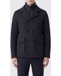 Moorer - Short Double-Breasted Coat - Lyst