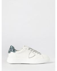 Philippe Model - Temple Leather Sneakers - Lyst