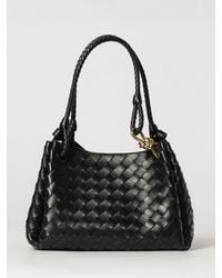 Bottega Veneta - Parachute Intrecciato Lambskin Shoulder Bag - Lyst
