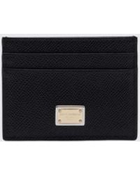Dolce & Gabbana - Card Holder Leather Wallet - Lyst