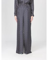 Max Mara - Paisley Silk Trousers - Lyst