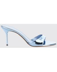 Paris Texas - Laminated Leather Lidia Mules - Lyst