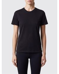 MM6 by Maison Margiela - Short-Sleeved Cotton Crewneck T-Shirt - Lyst