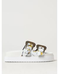 Versace Jeans Couture - Flache Sandalen Damen - Lyst