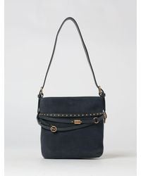 Pinko - Belt Suede Bucket Bag - Lyst