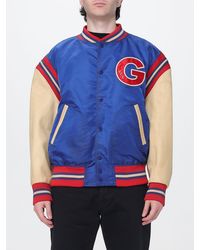 Golden Goose - College-Style Nylon Bomber Jacket With Contrasting Logo - Lyst