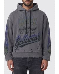 Gcds - Sudadera Con Capucha De Algodón Estampada - Lyst