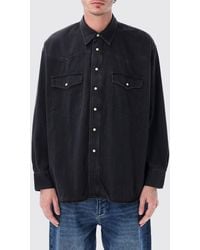 Studio Nicholson - Cotton Denim Casual Shirt - Lyst