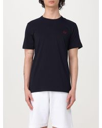 Fred Perry - T-shirt di cotone - Lyst