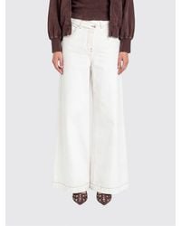 Twinset - High-Waisted Wide-Leg Jeans - Lyst