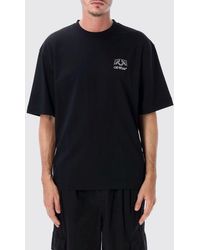 Off-White c/o Virgil Abloh - Arrow Logo Cotton T-Shirt With Dropped Shoulders - Lyst