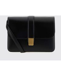KHAITE - Blake Smooth Calfskin Leather Crossbody Bag With Flap - Lyst