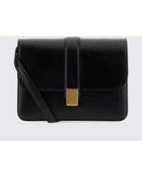 KHAITE - Blake Smooth Calfskin Leather Crossbody Bag With Flap - Lyst