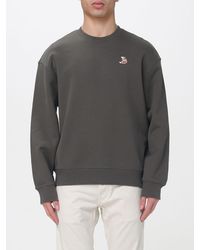 Maison Kitsuné - Maison Kitsun&Eacute Cotton Crew Neck Sweatshirt - Lyst