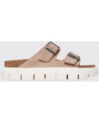 Birkenstock - Arizona Pap Chunky Suede Sandal - Lyst