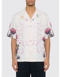 Barrow - Printed Cotton Casual Shirt - Lyst