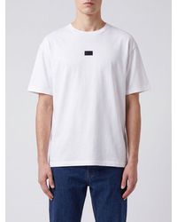 MM6 by Maison Margiela - Short-Sleeved Crewneck 100% Cotton T-Shirt - Lyst