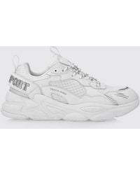 Philipp Plein - Track-King Leather And Mesh Sneakers - Lyst