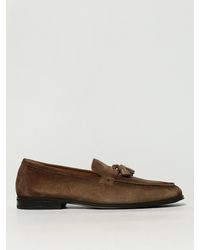 Doucal's - Suede Loafers With Tassels - Lyst