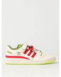 adidas Originals - Sneakers Forum Low The Grinch in pelle e shearling - Lyst
