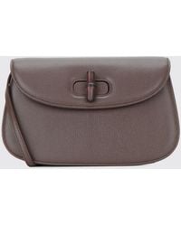 Gucci - Goat Leather Shoulder Bag With Turn-Lock Closure And Detachable Strap - Lyst