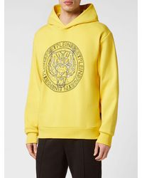 Philipp Plein - Tiger Cotton Hoodie With Contrasting Logo - Lyst
