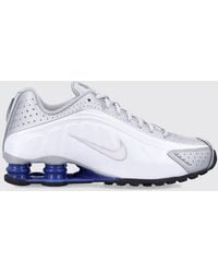Nike - Shox R4 Mesh And Rubber Sneakers - Lyst