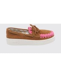 Mou - Summer Suede Sneakers - Lyst