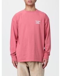 Drole de Monsieur - Slogan Print Long-Sleeved Cotton T-Shirt - Lyst
