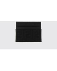 Fendi - Ff Jacquard Fabric Card Holder With Calfskin Details - Lyst