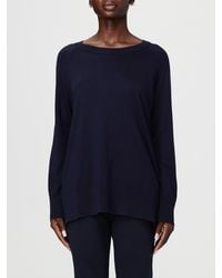 Kangra - Jersey De Cuello Redondo De Seda Y Algodón - Lyst