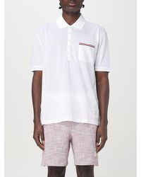 Thom Browne - Polo -Bar De Algodón - Lyst