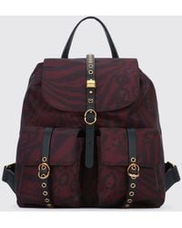 Pinko - Medium Animal Print Nylon Backpack - Lyst