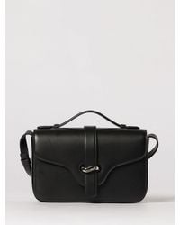 Emporio Armani - Bovine Leather Shoulder Bag - Lyst