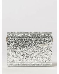 Jimmy Choo - Candy Rigid Glitter Resin Clutch With Removable Shoulder Strap - Lyst