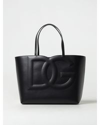 Dolce & Gabbana - Borsa in pelle con monogram - Lyst