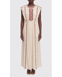 Isabel Marant - Liviane Embroidered Cotton Dress - Lyst