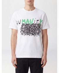 Comme des Garçons - Slim Fit Cotton T-Shirt With Graphic Print - Lyst