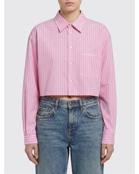 Balenciaga - Striped Cotton Casual Shirt - Lyst