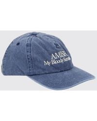 AMISH - Cotton Baseball Cap With Embroidered Logo And Slogan - Lyst