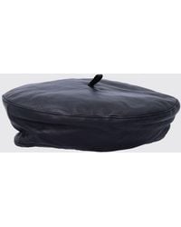 THE GARMENT - Classic Leather Beret With A Straight Hem - Lyst