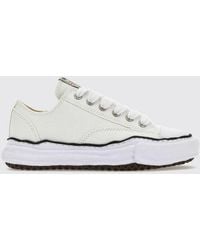 Maison Mihara Yasuhiro - Peterson Low Top Canvas Trainers With Rubber Sole - Lyst
