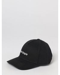 Palm Angels - Cotton Baseball Cap With Contrasting Embroidered Logo - Lyst