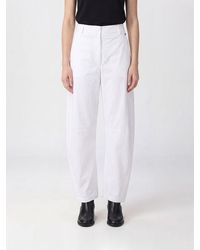 Herno - High-Waisted Wide-Leg Trousers - Lyst