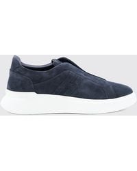 Hogan - H580 Suede Slip-On Sneakers With Chunky Sole - Lyst