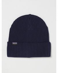 Patagonia - Gerippte Beanie Aus Recyceltem Polyester Mit Logo - Lyst