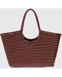 Dragon Diffusion - Nantucket Woven Leather Shoulder Bag With Braided Handles - Lyst